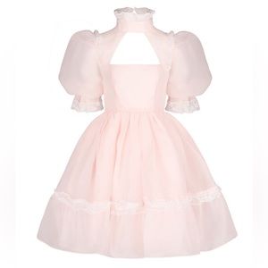 NWT Selkie The Strawberry Milk 18th Puff Dress Medium